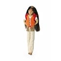 Hooded Fleece Vest & Kaki Pants