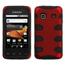 Fishbone Skin Cover for Samsung Galaxy Prevail M820, Red