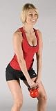 J Fit Premium Vinyl Kettlebell 8-10 lb. Set