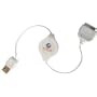 Emerge Tech Retractable USB Cable for iPod (White)