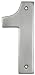 BRAINERD 51174 HOUSE NUMBER 1 SATIN NICKEL 5