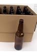 24 12oz Amber long neck bottles