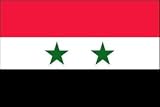 3 x 5 Feet Syrian Arab Republic Poly - outdoor International Flag Made in US.