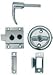 Perko 1280DP0CHR Flush Cup Rim Latch Set