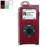 Genuine Nano Leather Case for Apple Ipod Nano + Car Charger for Apple Ipod Nano (Many Color Available).