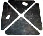 1962 to 1965 Ford Fairlane and Mercury Meteor Hood Insulation