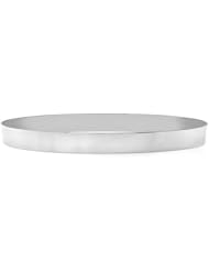 14K White Gold Flat Bangle Bracelet, 8mm (5/16") [Jewelry]