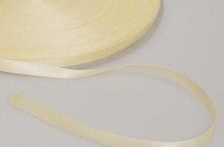 Kel-Toy Double Face Satin Ribbon, 1/4-Inch by 100-Yard, Ivory