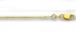 14K Yellow Gold Classic Box Chain -- 0.8mm wide, 22"