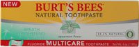 Burts Bees Natural Toothpaste 4 oz