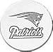 Sterling Silver NFL New England Patriots Logo Tie Tac