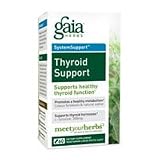 Gaia Herbs Thyroid Support, 120-capsule Bottle