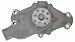 Aluminum Water Pump; SBC/90 Deg V6 Chevy 5/8 in. Shaft; 55-68 Short Design; Rein