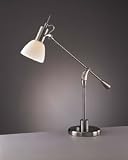 George's Reading Room Satin Brass Floor Lamp