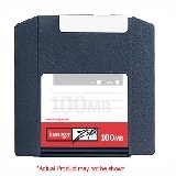 Zip Disk, PC or MAC format, 100MB, 3/PK (IOM32603)
