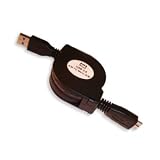 USB 3.0 A to Micro B 3.0 Retractable Cable 1.5M (4.9ft) 5Gbps. (This cable can not be used with smart phones or PDA devices. USB 3.0 Micro B connector is designed to carry data and power in USB SuperSpeed applications.)