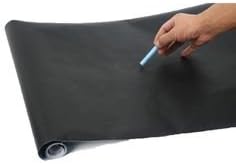 LSUNSHINE Sticky Back Chalkboard Black Contact Paper Roll 18 * 78 Inchs
