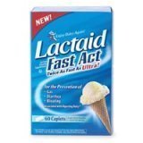 Lactaid Fast Act Lactase Enzyme Supplement, Caplets 60 ea
