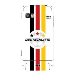 YOUNiiK Styling Skin Designfolie / Handy Skin f�r Samsung Wave 723 S7230 - (Lieferumfang = Skin f�r Vorder- und R�ckseite) - Fan Artikel Fu�ball Deutschland - Schwarz Rot Gold