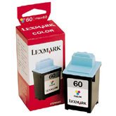 Lexmark No. 60 Inkjet Cartridge Page Life 225pp Colour Ref 17G0060