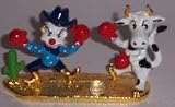 Spoontiques Pewter Painted Cowpuncher Clown