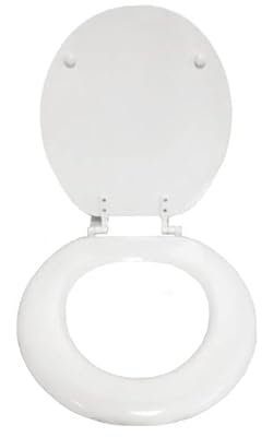 New Molded Wood White Finish Toilet Seat featuring your choice of MLS team logo!