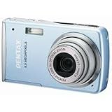 Pentax Optio M 50 Digitalkamera (8 Megapixel, 5-fach opt. Zoom, 2,5 Display) in hellblau - 