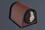 Orbita Sparta 1 Mini Leather 1-Watch Winder - Black Leatherette, 1-Watch W05030