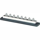sea line bags -Blue Sea Systems 2107 PowerBar 600 Ampere Cable Connector (8 x 3/8 16 Stud Terminal)