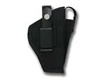 Bulldog Cases Hybrid Belt Holster Ambidexterous Black Med/Lg Frame Auto