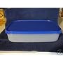 Tupperware Modular Mates Rectangular 1 Container- Brilliant Blue Seal