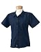 Dickies Women's Stretch Poplin Classic Shirt - Short Sleeve Size:2XL Color:Dark Navy
