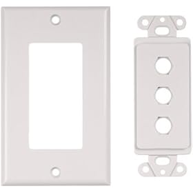 Buy 3 OPENING WALL PLATE WHTE by Acoustic Research now!