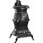 U S Stove Company Caboose Potbelly Cook Stove # 1869