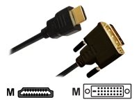 JOUJYE HDMI/DVI-D Adapterkabel 10m HDMI Stecker A / DVI-D Stecker 18+1 vergoldet hochdicht Preisvergleich