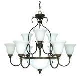 Nuvo Lighting Bistro Twelve-Light Chandelier