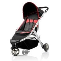 Britax Beep Three-Wheeled Lightweight Stroller (Black/Red)