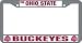 Ohio State Buckeyes Chrome License Plate Frame