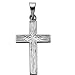 Platinum Cross Pendant - 18.0x12.0mm