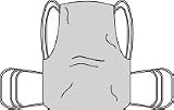 Commode Sling With Positioning Strap No/Medium