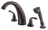 Danze Bannockburn Roman Tub Faucet w/ Soft Touch Personal Shower(TM) - Oil Rubbed Bronze