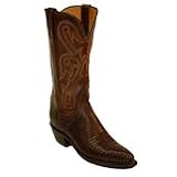Lucchese Ladies 1883 Lizard Sports Western Boot Rust by Lucchese