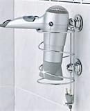 Produkt-Bild: Everloc Haartrockner-Halter F&ouml;nwandhalter 10204-Saugnapfhalterung