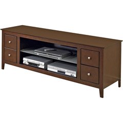 TechCraft Mahogany Colored Credeza Style TV Stand
