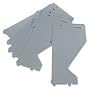 HON Extra Shelf Dividers for HON Lateral Files, Metal, 7-1/2 x 15, Gray, 10/Pack