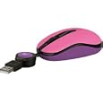 Soyntec® Mini Mouse InpputTM R270 Sweet Violet, Smart Cord (USB, optical with scroll)