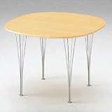 Fritz Hansen(フリッツハンセン) スーパー円テーブル(ビーチ)/イトーキ