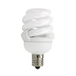 TCP 48909C50 - 9 Watt Candelabra Base Compact Fluorescent Light Bulb, 5000K