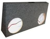 OBCON Dual 10" Ford 2000 - 2012 Crew Cab F250/350 60/40 Split Seat Speaker Box (behind the seat) With Labyrinth Power Port