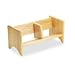 Advantus 09791 Wood Book Rack, 17w x8d x8h, Oak Finish